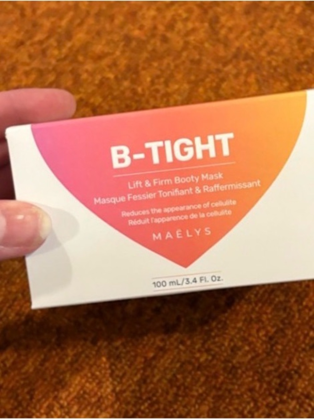 MaΓ«lys B-Tight Lift & Firm Booty Mask - Pink/Orange